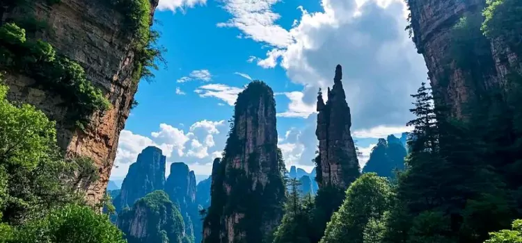 Zhangjiajie Quartz Sandstone Peak Forest & Tujia Culture Camp