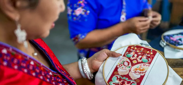 Embroidery Learning Experience in China