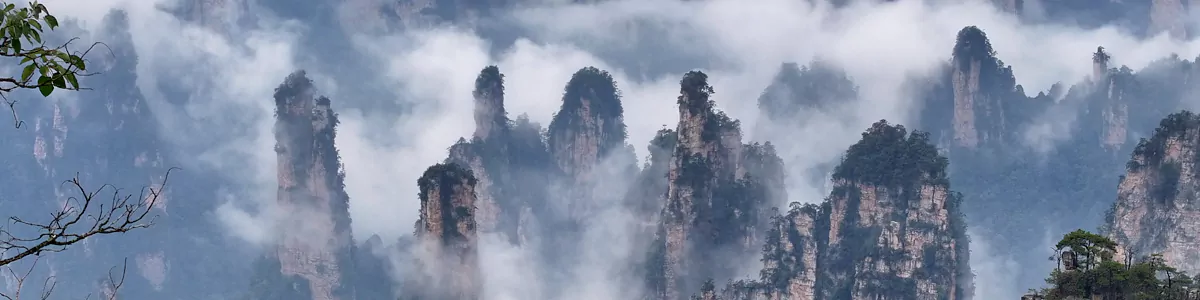 Zhangjiajie Quartz Sandstone Peak Forest & Tujia Culture Camp