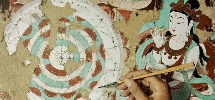 Dunhuang Mural Restoration Simulation