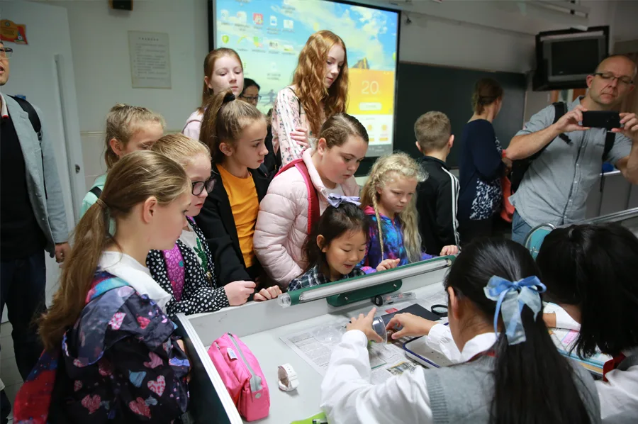 Student exchange visit to local Chinese secondary school
